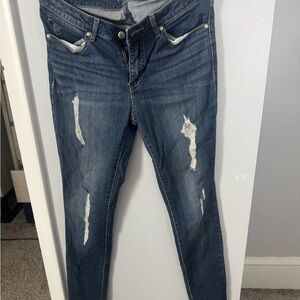 Jennifer Lopez Cropped Super Skinny Jeans